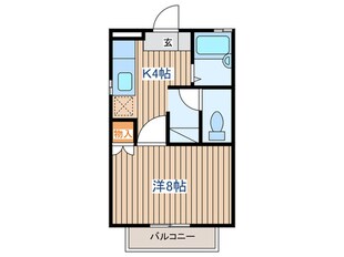 サングレート鈎取A棟の物件間取画像